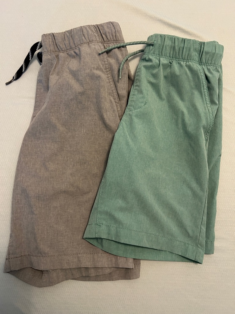 Old Navy Kids Pull-On Shorts in Green and Grey